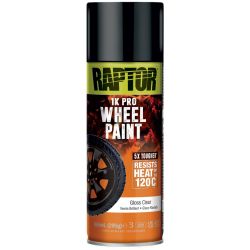 High Temperature Wheel Paint Gloss Clear Aerosol Raptor